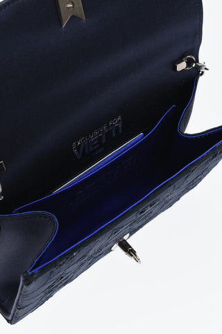 Borsa a Spalla QUEEN MID in Sangallo con Tracolla Chain