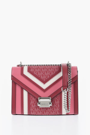 MICHAEL Borsa a Spalla WHITNEY Color Block Con Monogram All-Over