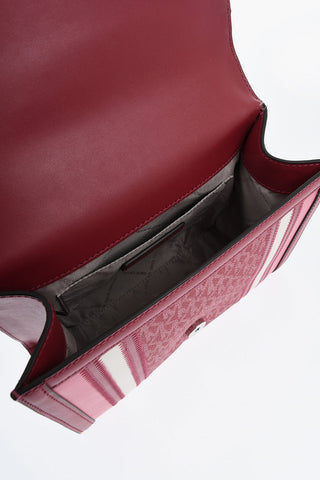 MICHAEL Borsa a Spalla WHITNEY Color Block Con Monogram All-Over
