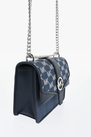 MICHAEL Shoulder Bag with Logo Fabric