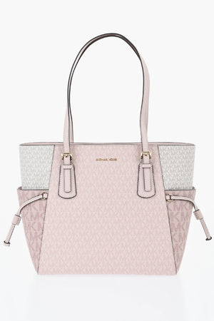 MICHAEL Borsa Tote Color Block con Monogram All-Over