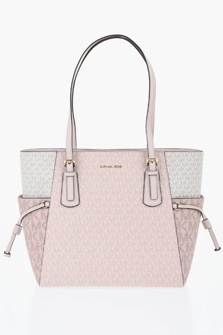 MICHAEL Color-Block-Tote Bag mit All-Over-Monogramm