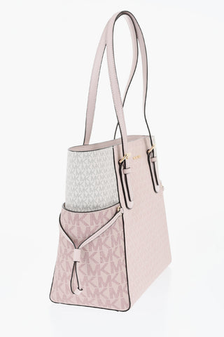 MICHAEL Color-Block-Tote Bag mit All-Over-Monogramm