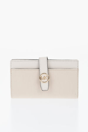 MICHAEL Portafoglio GREENWICH In Cotone con Monogram Effetto Dorato