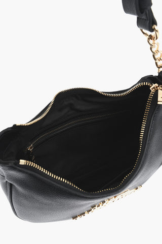 LOVE Vegan Leather Hobo Bag with Embossed Logo