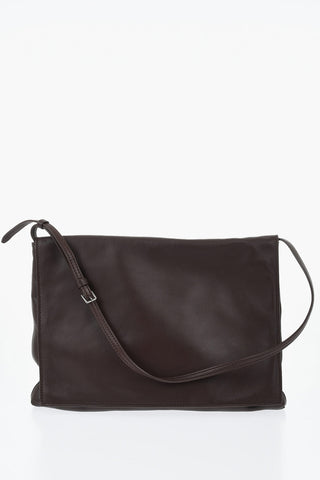 Leather Shoulder Bag NAN in Solid Color
