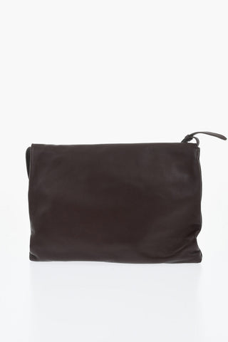 Leather Shoulder Bag NAN in Solid Color