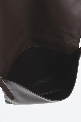 Leather Shoulder Bag NAN in Solid Color