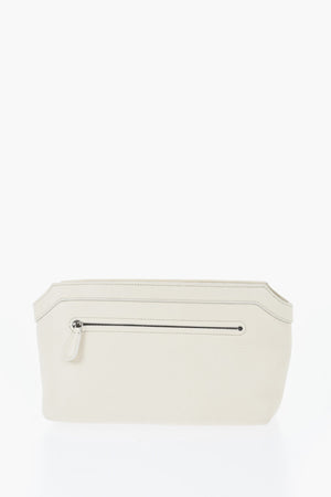 Pochette TERRASSE in Pelle Martellata con Chiusura a Zip