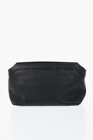 Pochette TERRASSE in Pelle Martellata con Chiusura a Zip