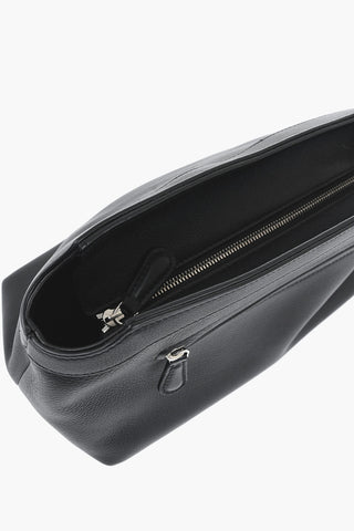 Pochette TERRASSE in Pelle Martellata con Chiusura a Zip