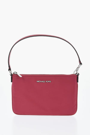 MICHAEL Mini Borsa a Mano in Nylon con Logo in Rilievo