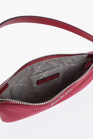 MICHAEL Mini Borsa a Mano in Nylon con Logo in Rilievo