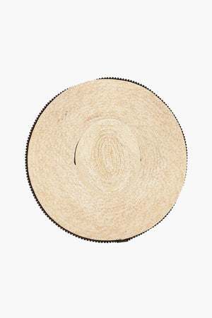 Strohhut LADY Mit Fransigem Riemen