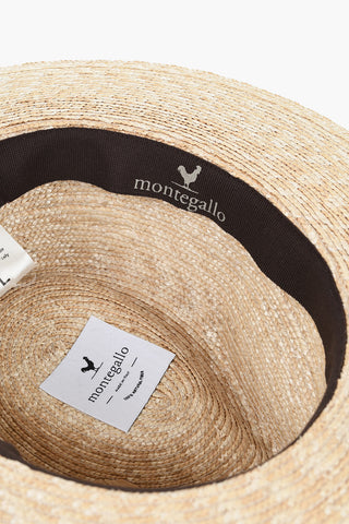 Cappello Fedora BOGART In Raffia con Cinturino