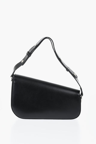Borsa Squadrata in Pelle Con Morsetto