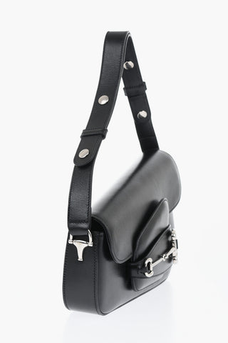 Borsa Squadrata in Pelle Con Morsetto