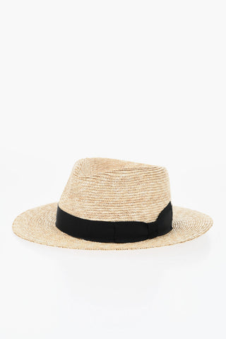 Raffia Fedora BOGART With Strap