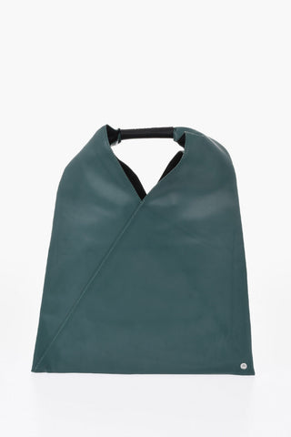 MM6 Borsa a Mano in Pelle a Tinta Unita