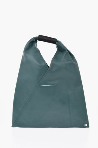 MM6 Borsa a Mano in Pelle a Tinta Unita