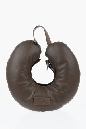 MM6 Borsa A Mano in Pelle a Forma di Cuscino