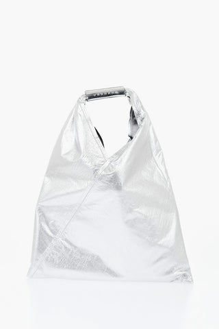MM6 Borsa a Mano in Tessuto Metallizzato