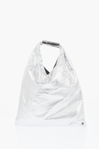 MM6 Borsa a Mano in Tessuto Metallizzato