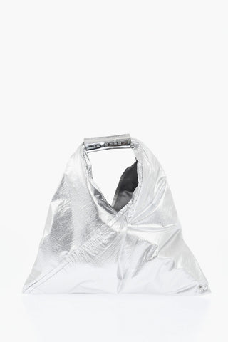 MM6 Metallic Vegan Leather Handbag