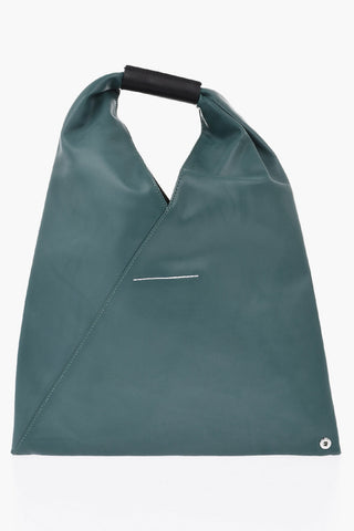 MM6 Borsa Japanese in Tinta Unita con Manico Logato