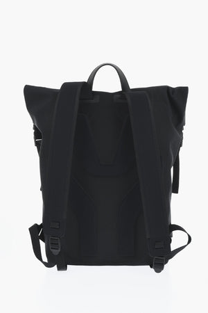 MM11 Rucksack aus Mackintosh-Gewebe einfarbig mit Solarpaneelen