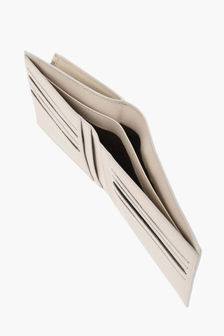 Hammered Leather Wallet in Solid Color