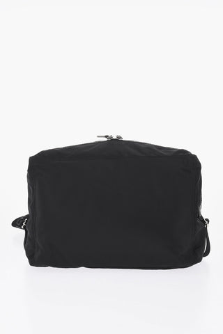 Maxi Tasche aus Nylon mit Logo-Schulterriemen