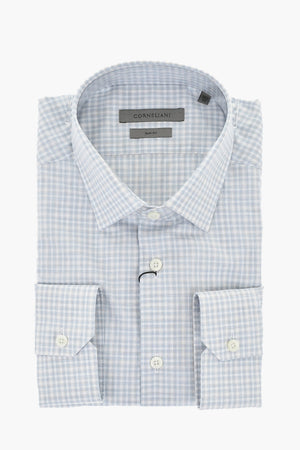 Slim Fit Cotton Gingham Shirt