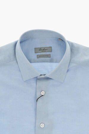 Cotton Shirt with Italian Collar