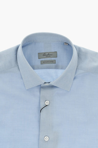 Cotton Shirt with Italian Collar