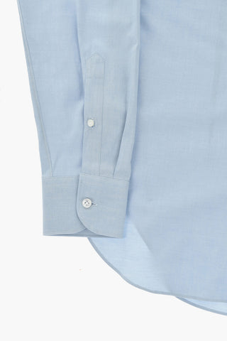 Cotton Shirt with Italian Collar