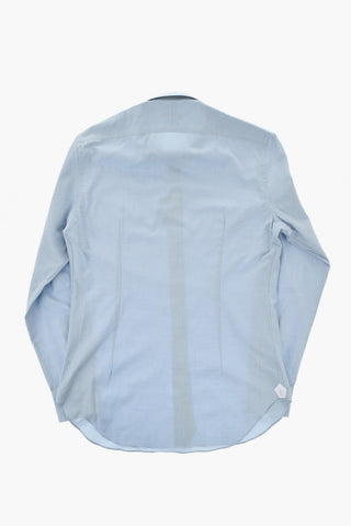 Cotton Shirt with Italian Collar