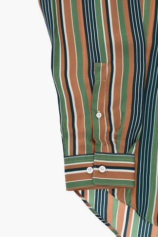 Camicia CIRCLE In Seta a Righe