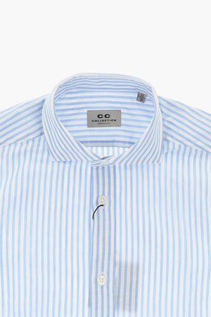 CC COLLECTION Cotton Shirt With Awning Stripes