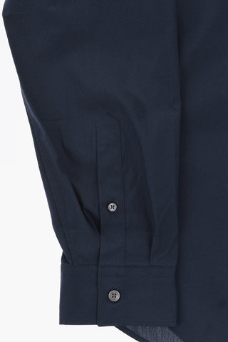 CC COLLECTION Stretch Cotton Solid-Color Shirt