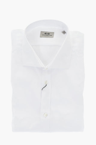 CC COLLECTION Hemd aus Baumwollpopeline mit französischem Kragen
