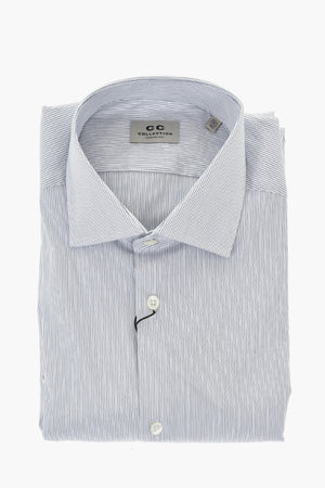 CC COLLECTION Striped Shirt with French Collar