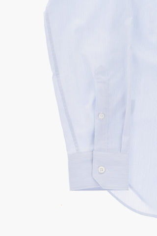 Hairline-Pattern Cotton Wrinkle-Free Shirt
