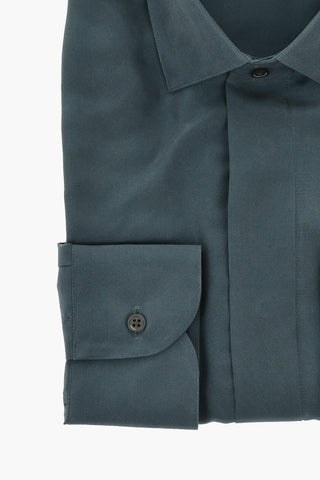 CODE Silk Shirt with French Collar