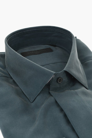 CODE Silk Shirt with French Collar