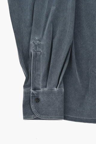 Hemd Aus Stretch-Nylon Mit Doppelter Tasche