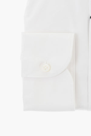 Cotton Poplin Shirt With Italian Collar