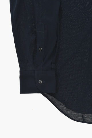 Cotton Jersey Shirt with French Collar