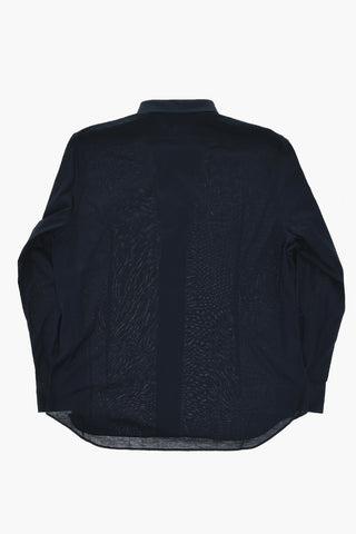 Cotton Jersey Shirt with French Collar