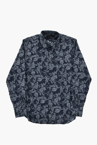 CODE Silk Slim-Fit Patterned Shirt